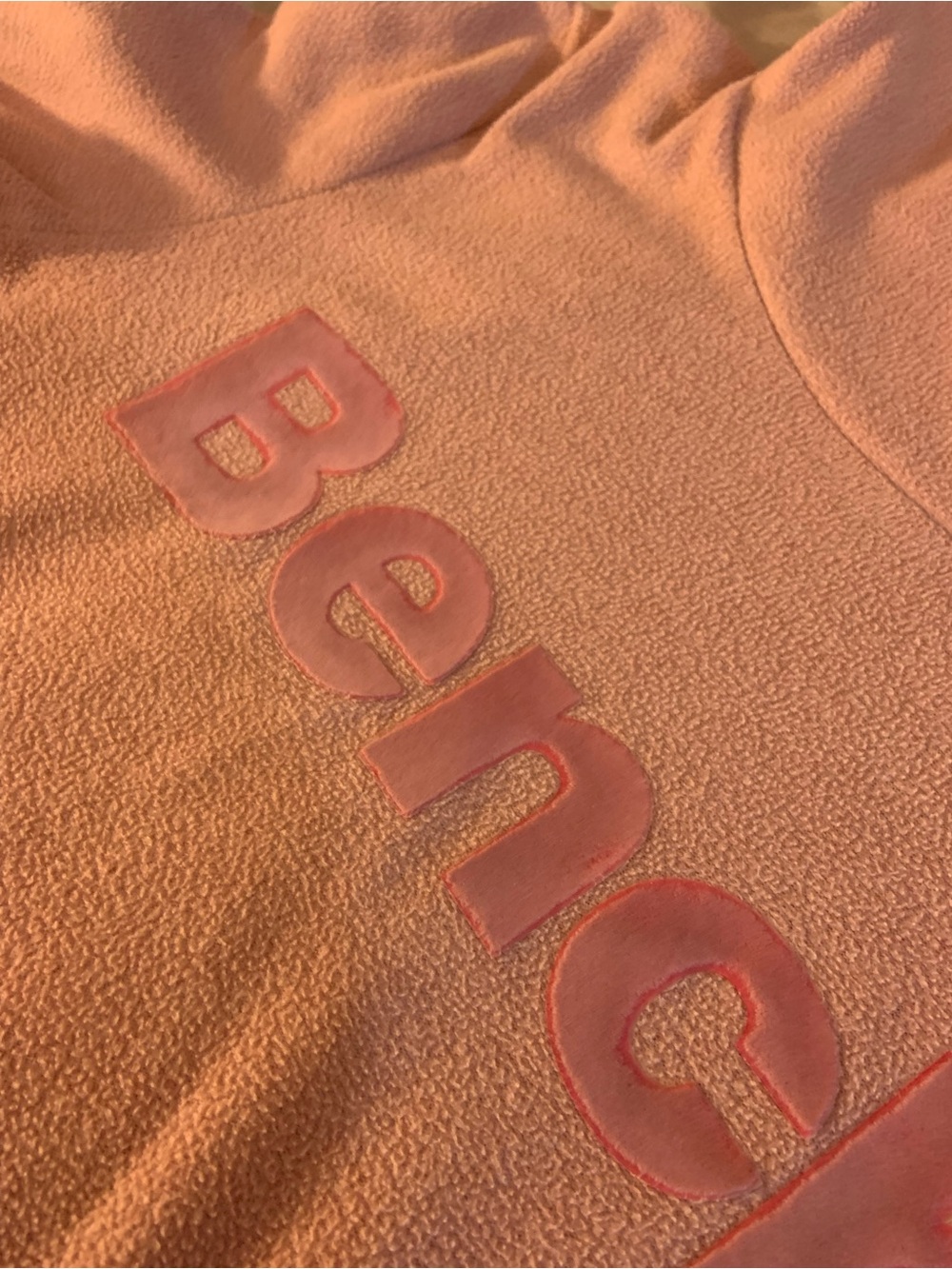 Pink Microfleece Pullover Funnel Neck Sweater - Size Medium - Picture 4 of 8